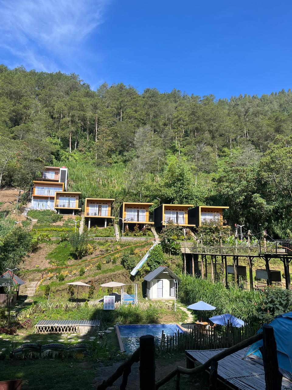 Damalung Glamping panoramic view